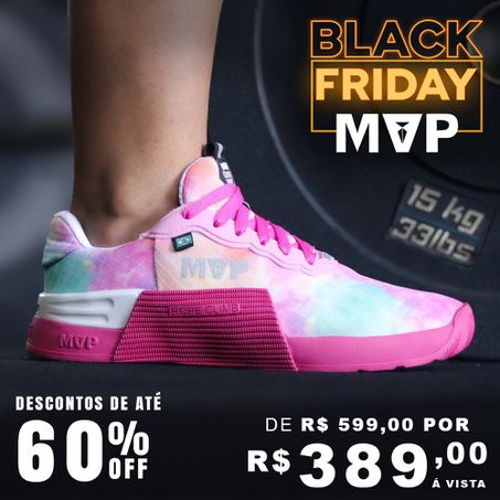 Tênis Cross Training Feminino MVP 5x5 - Pink Smoke - MVP Fitness - Loja Oficial