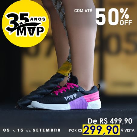 Tênis Cross Training MVP 4x4 - Black Pink - MVP Fitness - Loja Oficial