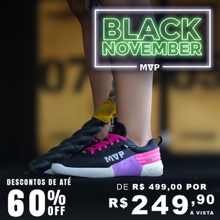 Tênis Cross Training MVP 4x4 - Black Pink - MVP Fitness - Loja Oficial