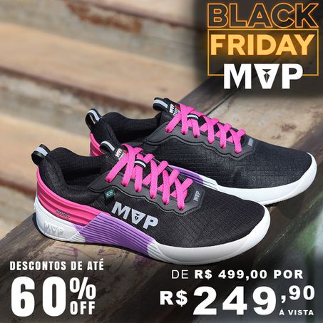 Tênis Cross Training MVP 4x4 - Black Pink - MVP Fitness - Loja Oficial