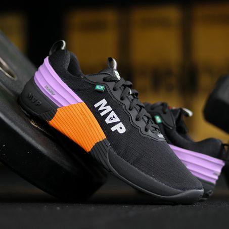 Tênis para Cross colorido 4x4 - Black Orange Purpl... - MVP Fitness - Loja Oficial