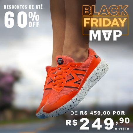 Tênis de Academia Xtep Run II - Orange - MVP Fitness - Loja Oficial