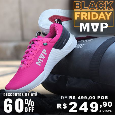 Tênis de Cross 4x4 - Pink White - MVP Fitness - Loja Oficial