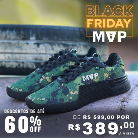 Tênis de Cross Camuflado 5x5 - Camuflado verde - MVP Fitness - Loja Oficial
