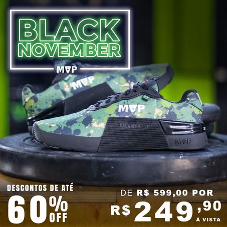 Tênis de Cross Camuflado 5x5 - Camuflado verde - MVP Fitness - Loja Oficial