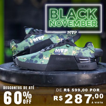 Tênis de Cross Camuflado 5x5 - Camuflado verde - MVP Fitness - Loja Oficial