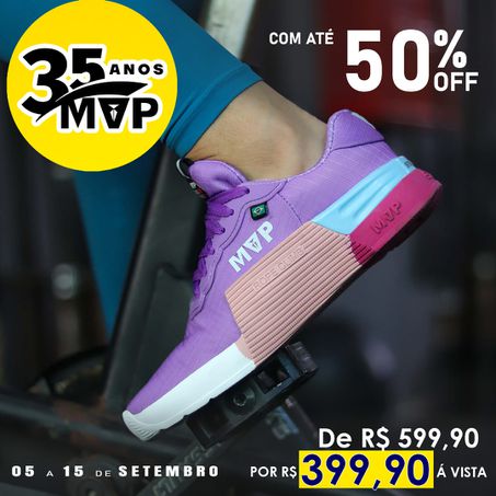 Tênis de Cross Feminino MVP 5x5 - Purple Pink - MVP Fitness - Loja Oficial