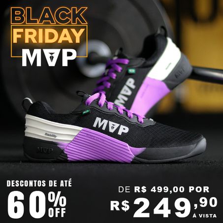 Tênis de Cross MVP 4x4 - Black Purple - MVP Fitness - Loja Oficial