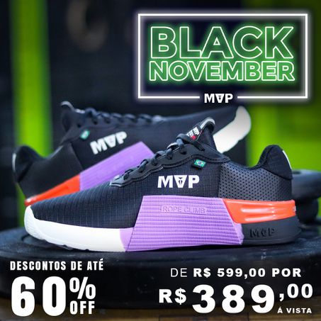 Tênis de Cross MVP 5x5 - Black Orange - MVP Fitness - Loja Oficial