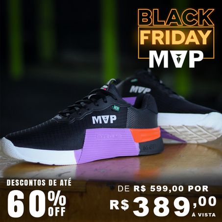 Tênis de Cross MVP 5x5 - Black Orange - MVP Fitness - Loja Oficial