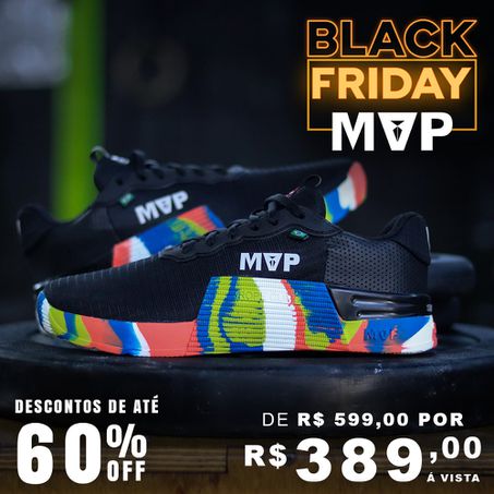 Tênis de Cross MVP 5x5 - Black Splash - MVP Fitness - Loja Oficial