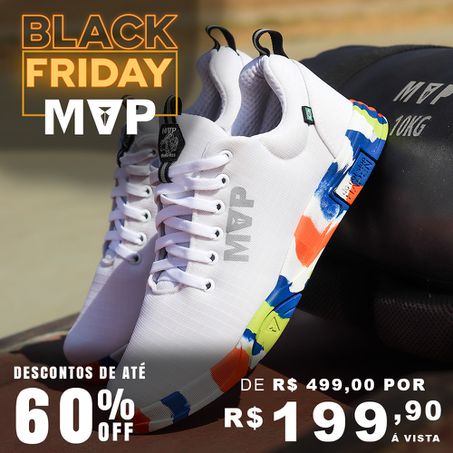 Tênis de Cross MVP Rhino X Tech III - White Splash - MVP Fitness - Loja Oficial