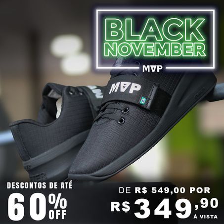Tênis de LPO Lifter PRO - All Black 50114 - MVP Fitness - Loja Oficial