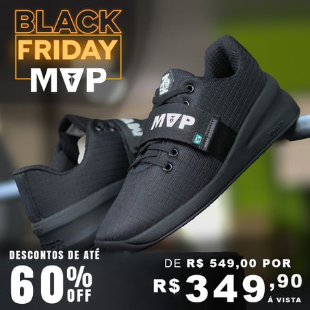 Tênis de LPO Lifter PRO - All Black 50114 - MVP Fitness - Loja Oficial