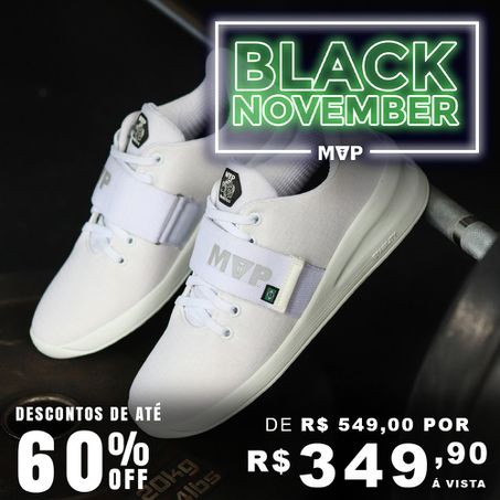 Tênis de LPO Lifter PRO - All White 50114 - MVP Fitness - Loja Oficial