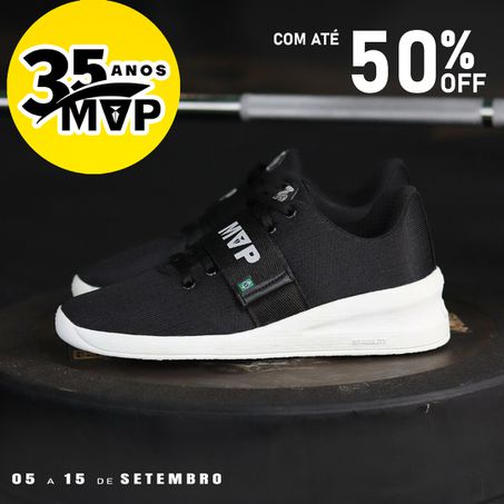 Tênis de LPO Lifter PRO - Black White 50114 - MVP Fitness - Loja Oficial