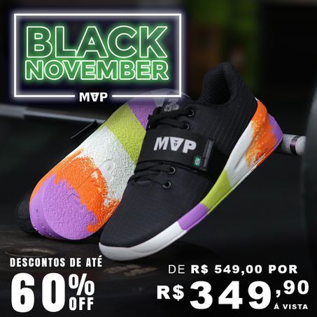 Tênis de LPO Lifter PRO - Preto Aquarela - MVP Fitness - Loja Oficial