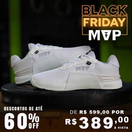 Tênis de Treino MVP 5x5 - All White - MVP Fitness - Loja Oficial