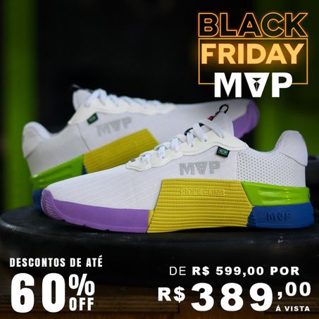 Tênis de Treino MVP 5x5 - White Yellow - MVP Fitness - Loja Oficial