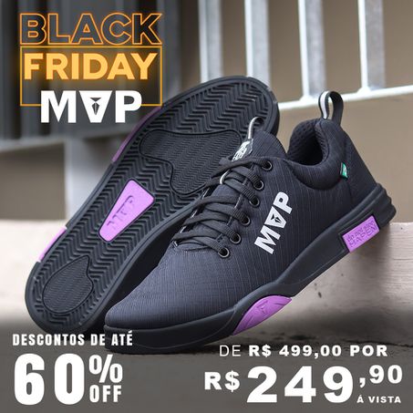 Tênis de Treino Preto de Rhino X Tech III - Black - MVP Fitness - Loja Oficial
