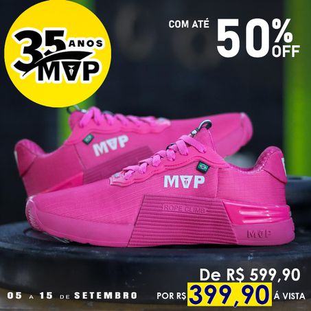 Tênis Feminino para Cross 5x5 - All Pink - MVP Fitness - Loja Oficial