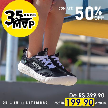 Tênis Infantil MVP Rx Fly - Black Snow - MVP Fitness - Loja Oficial