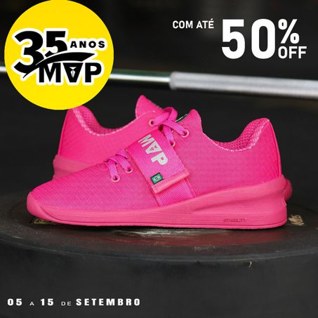 Tênis para Lpo feminino Lifter PRO - All Pink 5011... - MVP Fitness - Loja Oficial