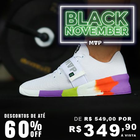 Tênis Lpo Lifter PRO - Branco Aquarela 50114 - MVP Fitness - Loja Oficial