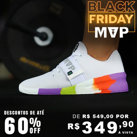 Tênis Lpo Lifter PRO - Branco Aquarela 50114 - MVP Fitness - Loja Oficial