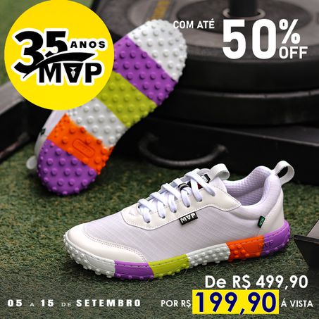 Tênis MVP Barefoot - Algodão Aquarela - MVP Fitness - Loja Oficial
