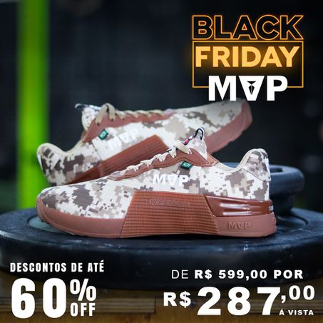 Tênis MVP Cross Training 5x5 - Camuflado Bege - MVP Fitness - Loja Oficial
