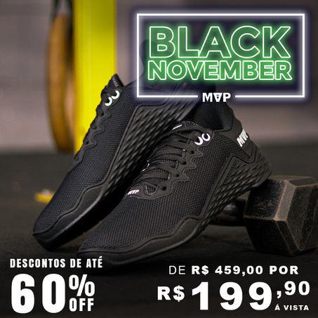 Tênis MVP para Cross - 3x3 All Black - MVP Fitness - Loja Oficial