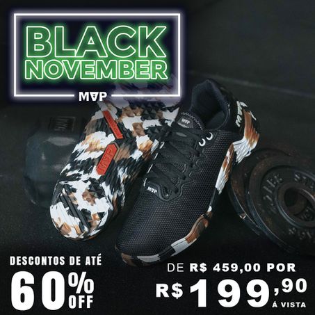 Tênis MVP para Cross - 3x3 Preto Camuflado - MVP Fitness - Loja Oficial