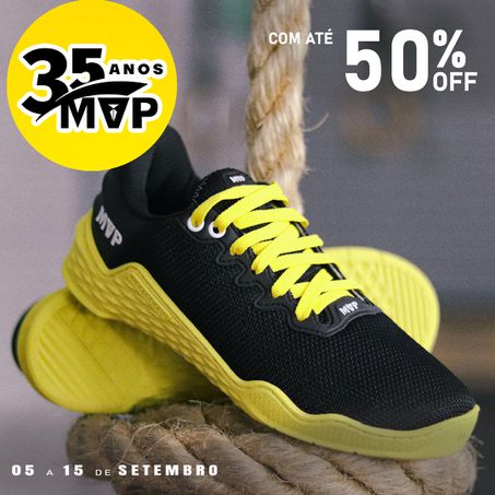 Tênis MVP para Cross - 3x3 Yellow Black - MVP Fitness - Loja Oficial