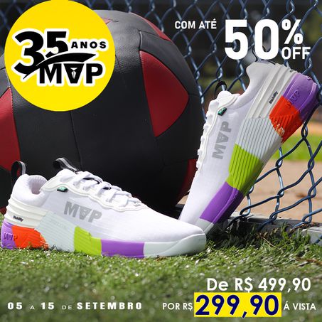Tênis Para Cross MVP 4x4 - Branco Aquarela - MVP Fitness - Loja Oficial