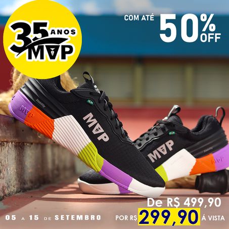 Tênis Para Cross MVP 4x4 - Preto Aquarela - MVP Fitness - Loja Oficial