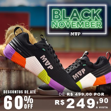 Tênis Para Cross MVP 4x4 - Preto Aquarela - MVP Fitness - Loja Oficial