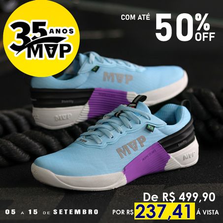 Tênis para Cross Training 4x4 - Azul Turquesa - MVP Fitness - Loja Oficial