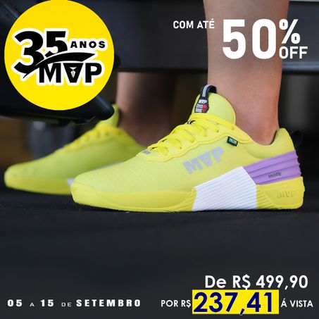 Tênis para Cross Unissex 4x4 - Yellow Purple - MVP Fitness - Loja Oficial