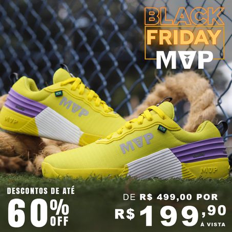Tênis para Cross Unissex 4x4 - Yellow Purple - MVP Fitness - Loja Oficial