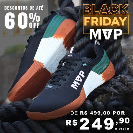 Tênis para Cross Unissex 4x4 - Military Black Whit... - MVP Fitness - Loja Oficial