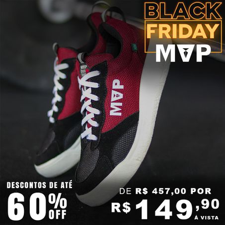 Tênis para Treino RX Fly - Black Wine - MVP Fitness - Loja Oficial