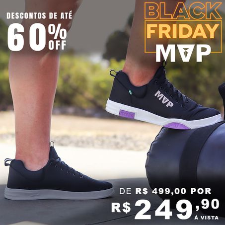 Tênis Preto de Cross Rhino X Tech III - Black Whit... - MVP Fitness - Loja Oficial