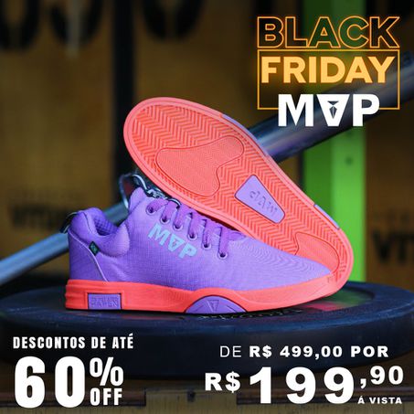 Tênis Treino Rhino X Tech III - Purple Orange - MVP Fitness - Loja Oficial