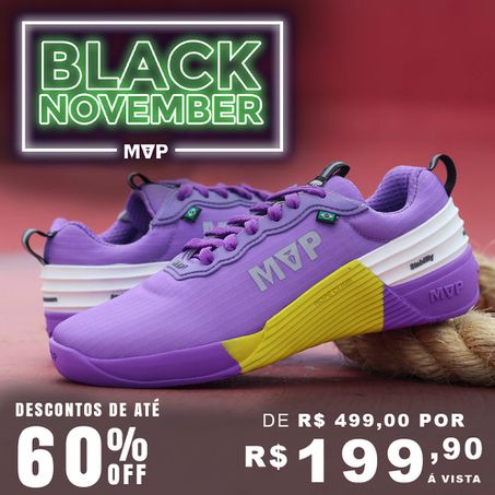 Tênis Unissex para Cross MVP 4x4 - Purple Yellow W... - MVP Fitness - Loja Oficial