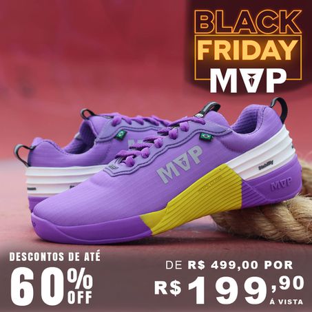 Tênis Unissex para Cross MVP 4x4 - Purple Yellow W... - MVP Fitness - Loja Oficial