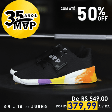 Tênis de LPO Lifter PRO - Preto Aquarela - MVP Fitness - Loja Oficial