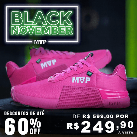 Tênis Feminino para Cross 5x5 - All Pink - MVP Fitness - Loja Oficial