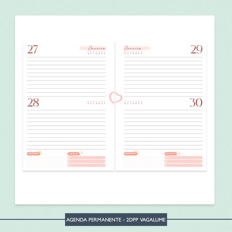 Agenda Permanente 2DPP - Vagalume - AGD0028 - Studio Office K