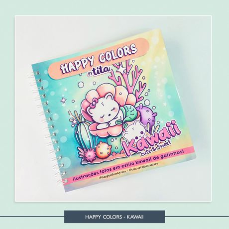 Happy Colors - Kawaii sereia - HCT0019 - Studio Office K